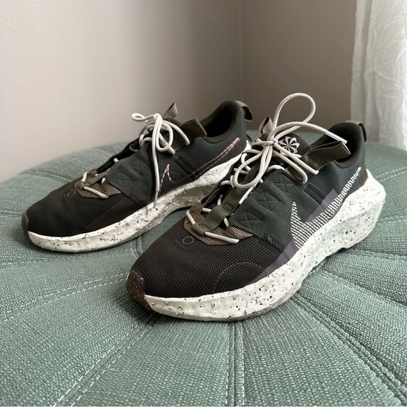 Nike Crater Impact Sequoia Olive Running Sneakers Size 8.5 - Picture 2 of 6